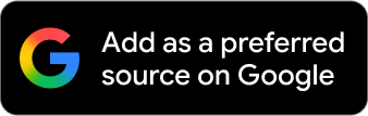 Google preferred source badge dark PlayMa
